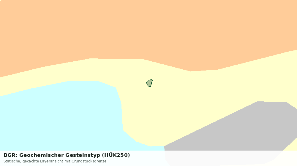 Statische Kartenansicht: BGR: Geochemischer Gesteinstyp (HÜK250)