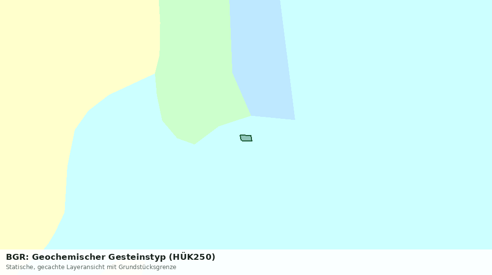 Statische Kartenansicht: BGR: Geochemischer Gesteinstyp (HÜK250)