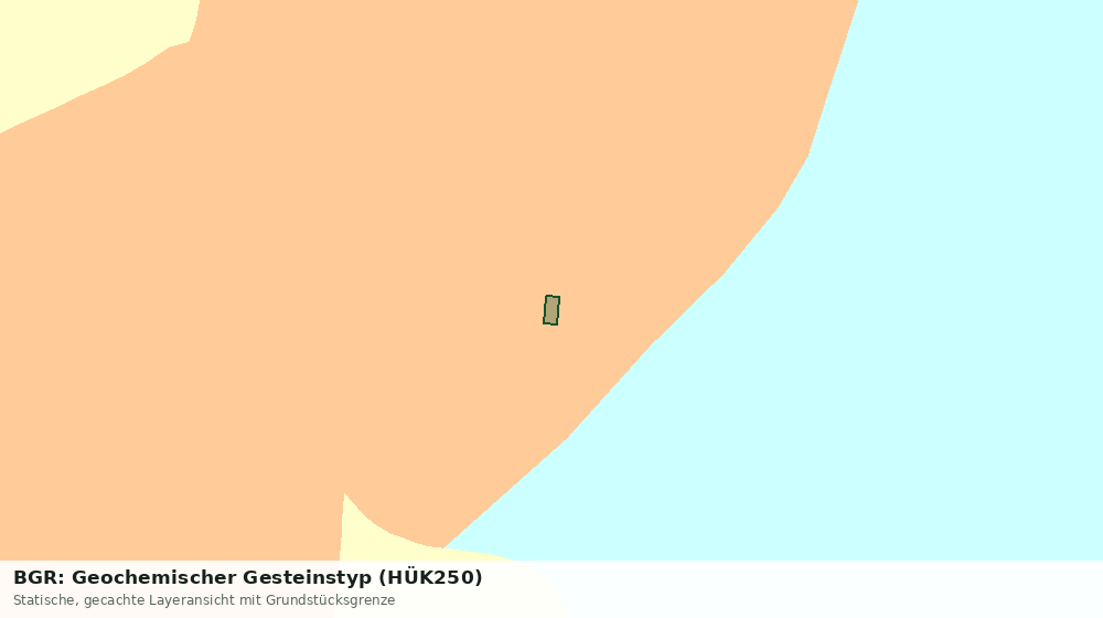 Statische Kartenansicht: BGR: Geochemischer Gesteinstyp (HÜK250)