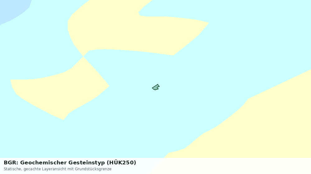 Statische Kartenansicht: BGR: Geochemischer Gesteinstyp (HÜK250)
