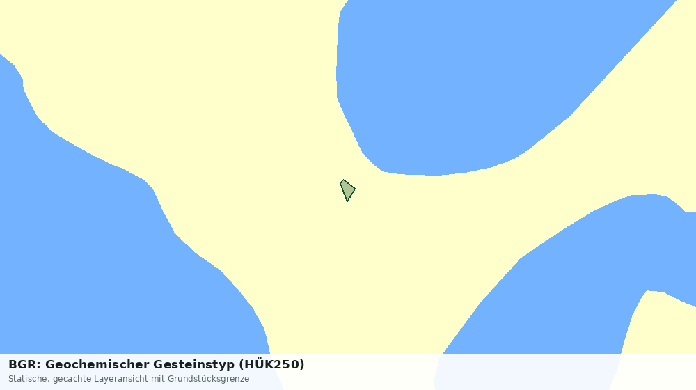 Statische Kartenansicht: BGR: Geochemischer Gesteinstyp (HÜK250)