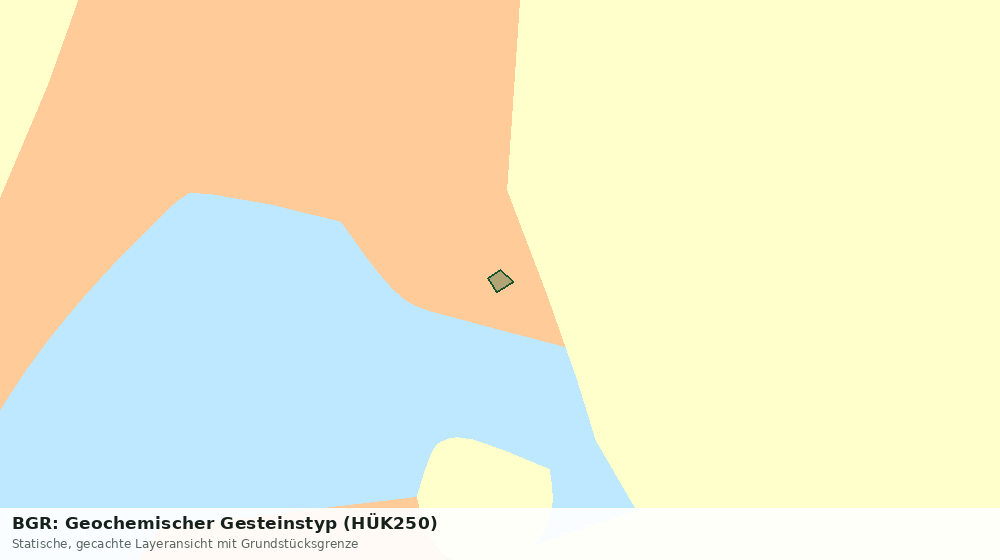 Statische Kartenansicht: BGR: Geochemischer Gesteinstyp (HÜK250)