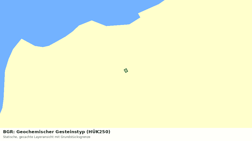 Statische Kartenansicht: BGR: Geochemischer Gesteinstyp (HÜK250)