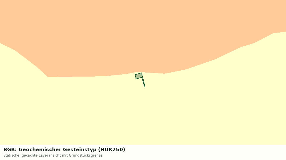 Statische Kartenansicht: BGR: Geochemischer Gesteinstyp (HÜK250)