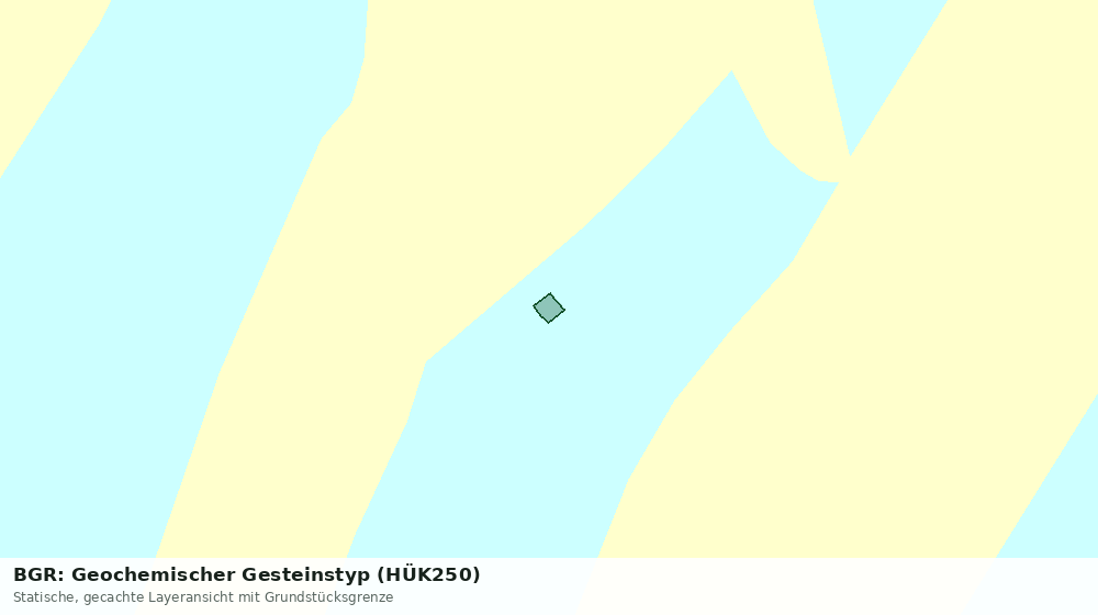 Statische Kartenansicht: BGR: Geochemischer Gesteinstyp (HÜK250)