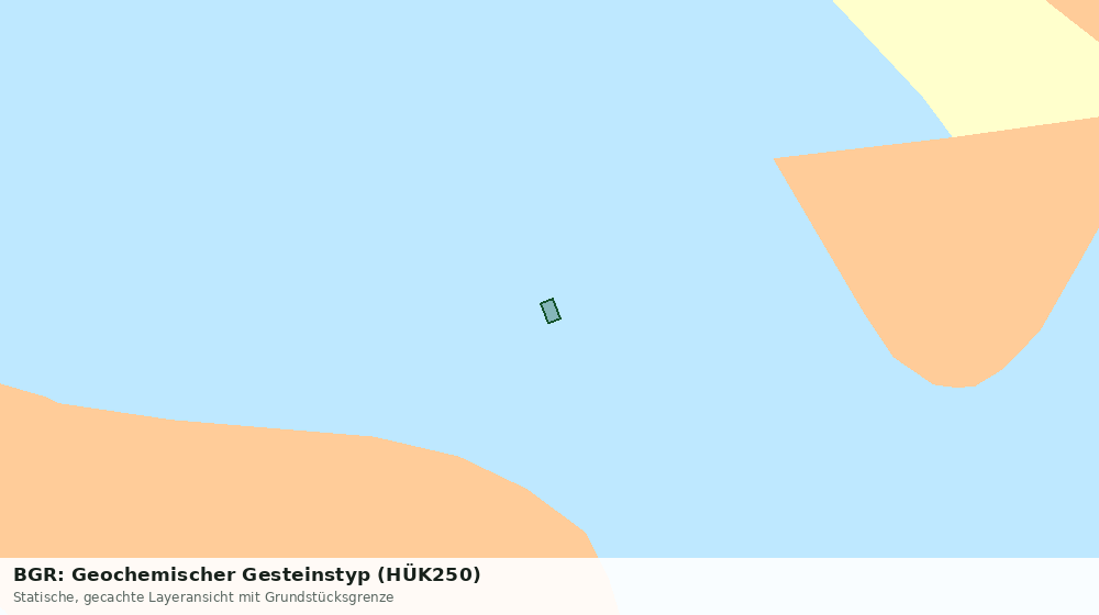 Statische Kartenansicht: BGR: Geochemischer Gesteinstyp (HÜK250)