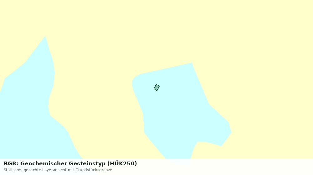 Statische Kartenansicht: BGR: Geochemischer Gesteinstyp (HÜK250)