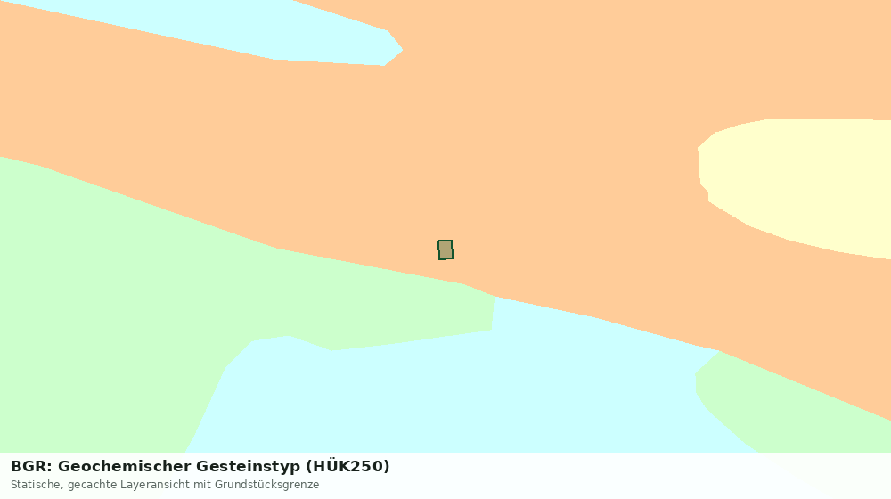 Statische Kartenansicht: BGR: Geochemischer Gesteinstyp (HÜK250)