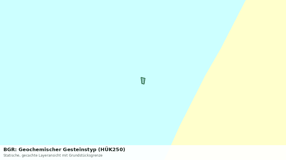 Statische Kartenansicht: BGR: Geochemischer Gesteinstyp (HÜK250)