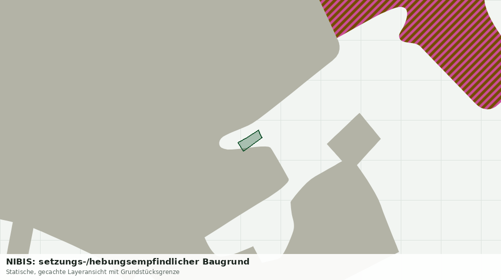 Statische Kartenansicht: NIBIS: setzungs-/hebungsempfindlicher Baugrund