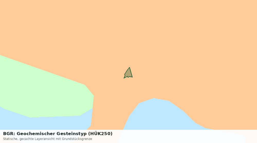 Statische Kartenansicht: BGR: Geochemischer Gesteinstyp (HÜK250)