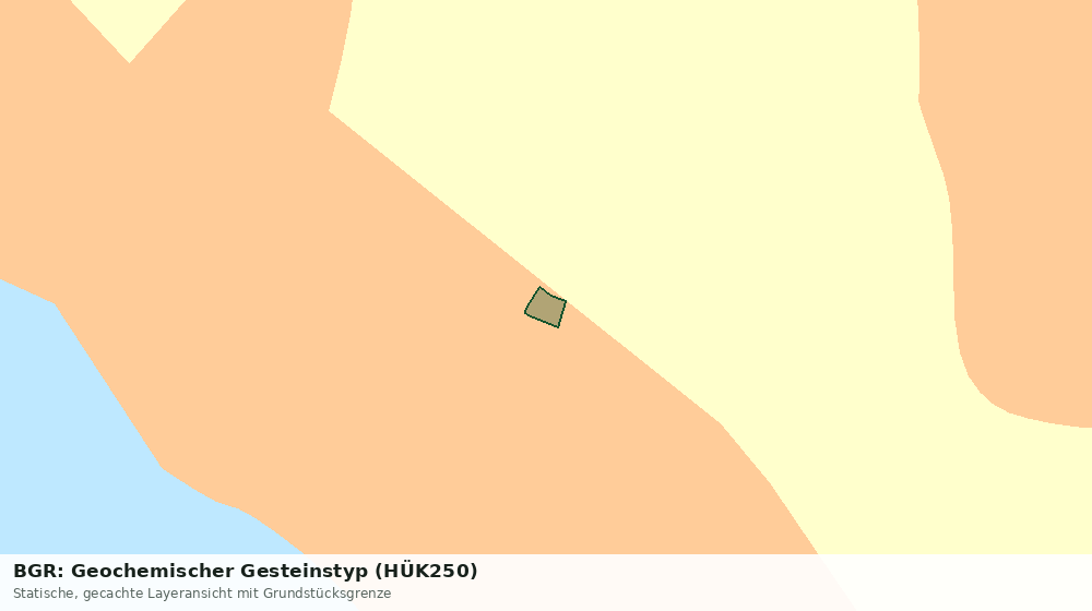Statische Kartenansicht: BGR: Geochemischer Gesteinstyp (HÜK250)
