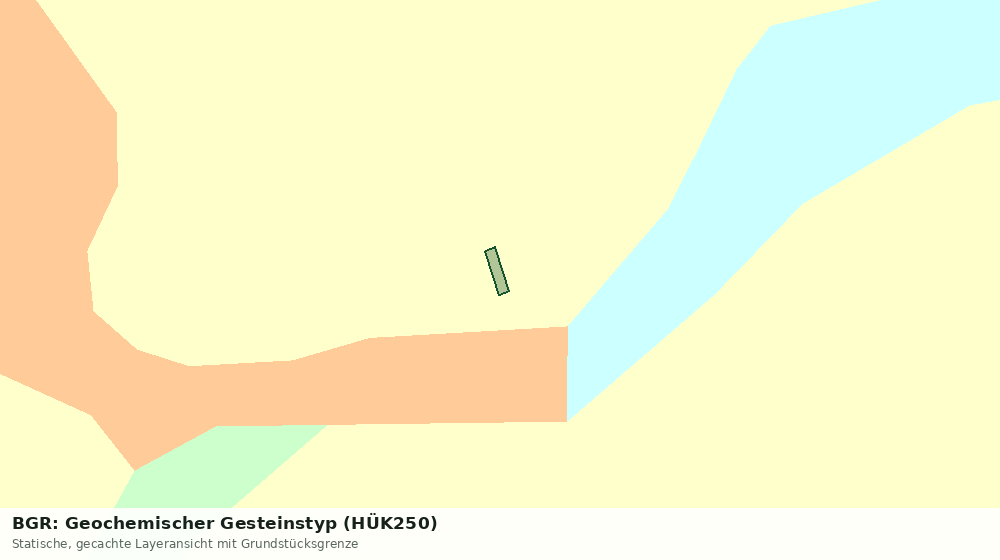 Statische Kartenansicht: BGR: Geochemischer Gesteinstyp (HÜK250)