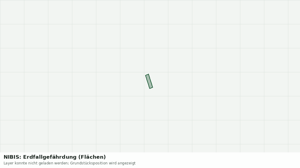Statische Kartenansicht: NIBIS: Erdfallgefährdung (Flächen)