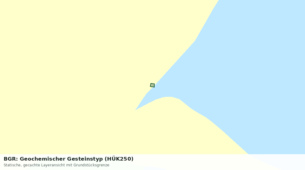 Statische Kartenansicht: BGR: Geochemischer Gesteinstyp (HÜK250)