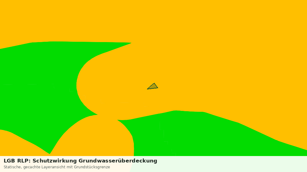 Statische Kartenansicht: LGB RLP: Schutzwirkung Grundwasserüberdeckung