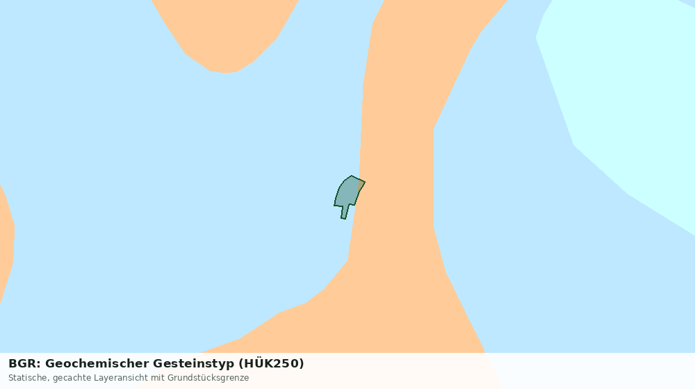 Statische Kartenansicht: BGR: Geochemischer Gesteinstyp (HÜK250)