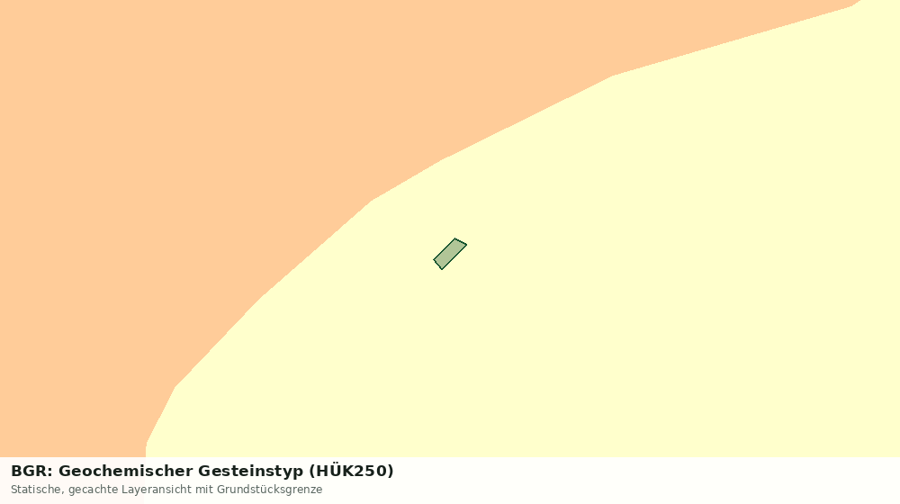 Statische Kartenansicht: BGR: Geochemischer Gesteinstyp (HÜK250)