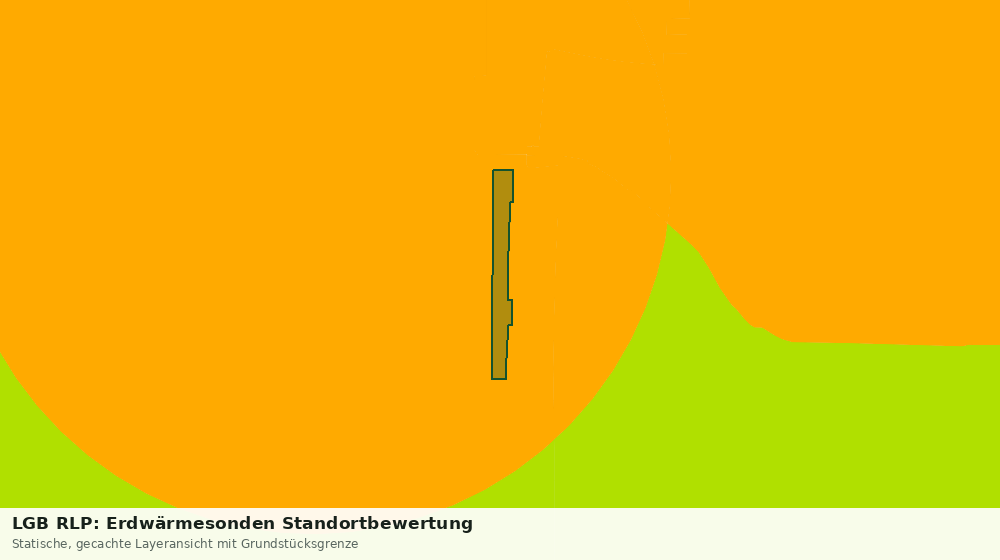 Statische Kartenansicht: LGB RLP: Erdwärmesonden Standortbewertung