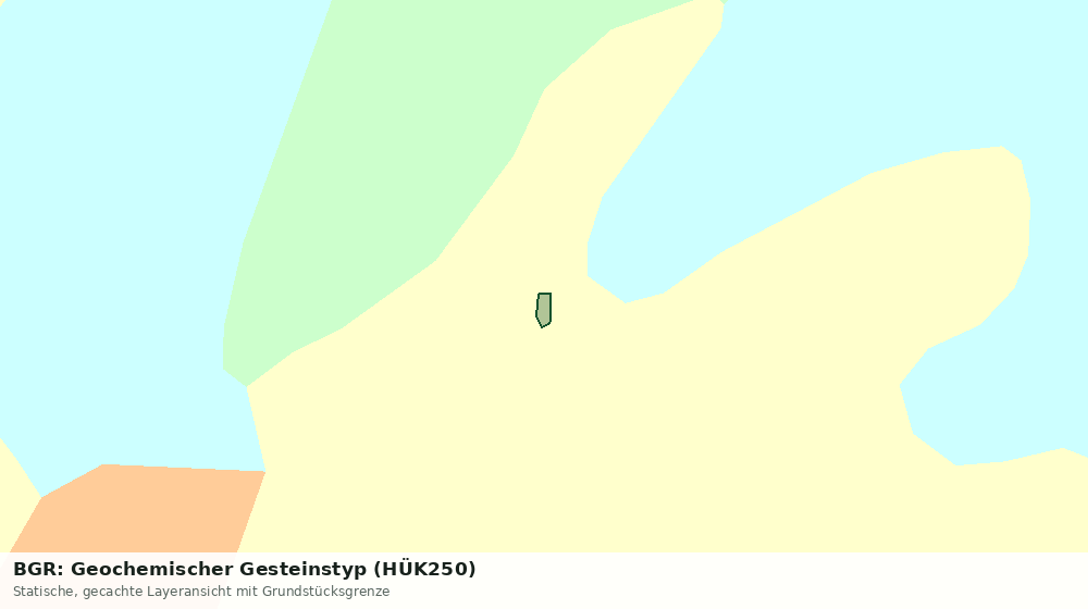 Statische Kartenansicht: BGR: Geochemischer Gesteinstyp (HÜK250)