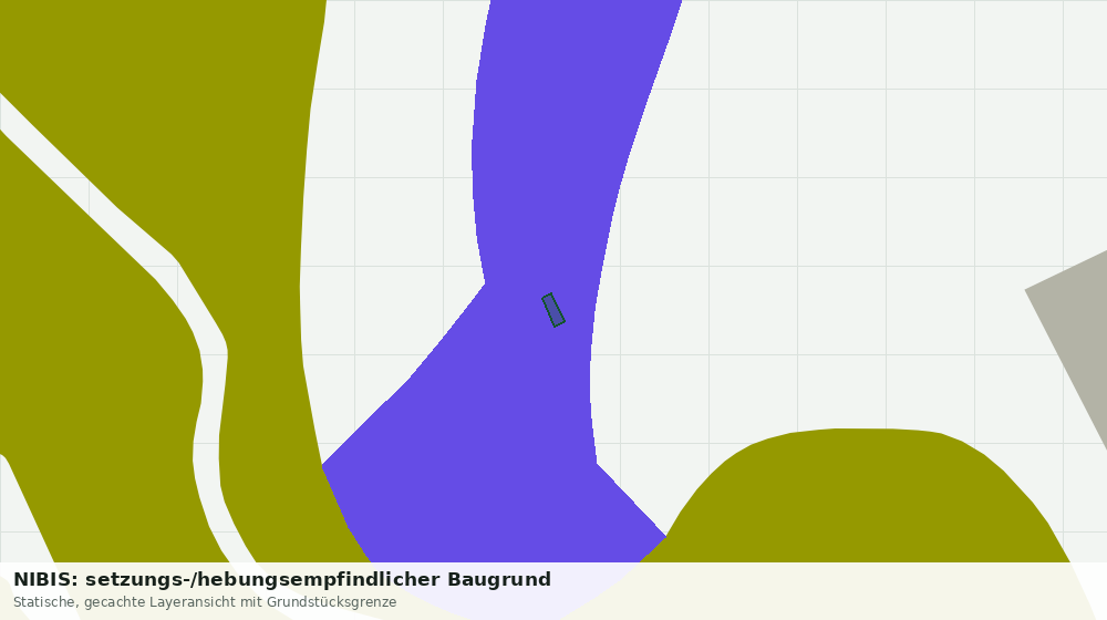 Statische Kartenansicht: NIBIS: setzungs-/hebungsempfindlicher Baugrund
