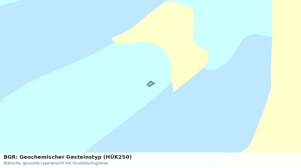 Statische Kartenansicht: BGR: Geochemischer Gesteinstyp (HÜK250)