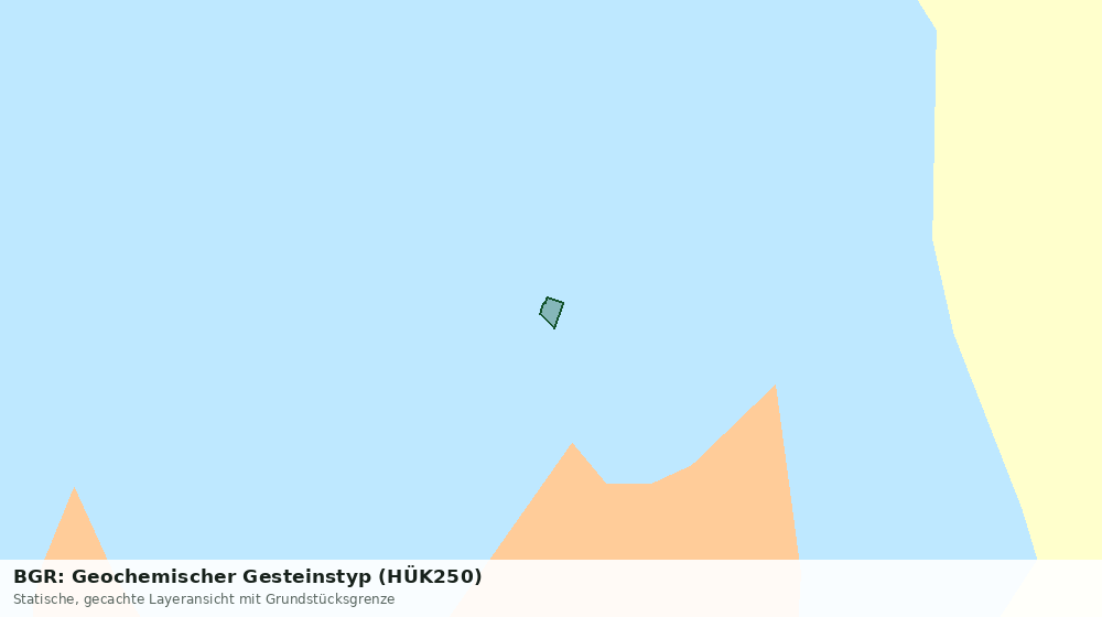 Statische Kartenansicht: BGR: Geochemischer Gesteinstyp (HÜK250)