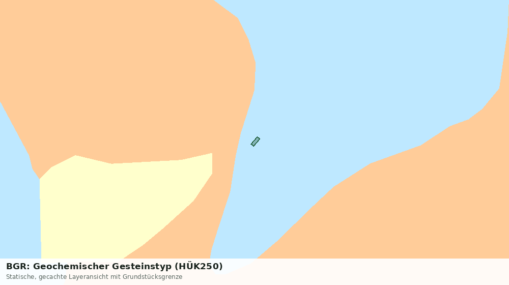 Statische Kartenansicht: BGR: Geochemischer Gesteinstyp (HÜK250)