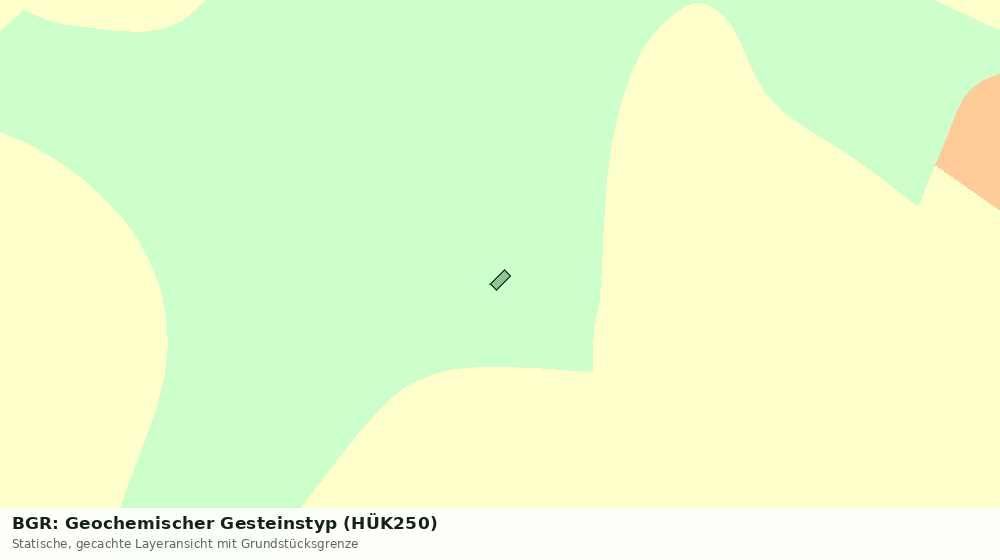 Statische Kartenansicht: BGR: Geochemischer Gesteinstyp (HÜK250)