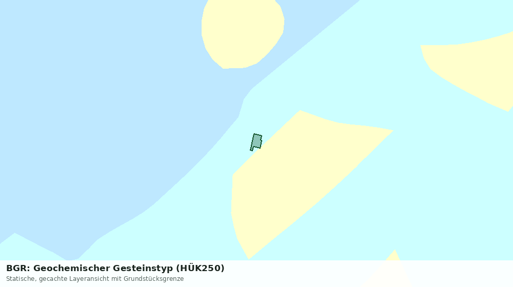 Statische Kartenansicht: BGR: Geochemischer Gesteinstyp (HÜK250)