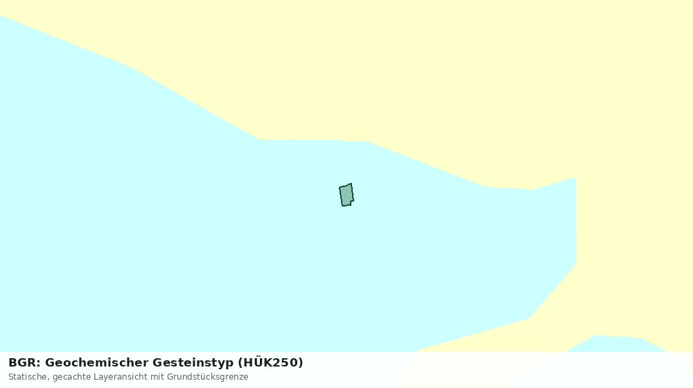 Statische Kartenansicht: BGR: Geochemischer Gesteinstyp (HÜK250)