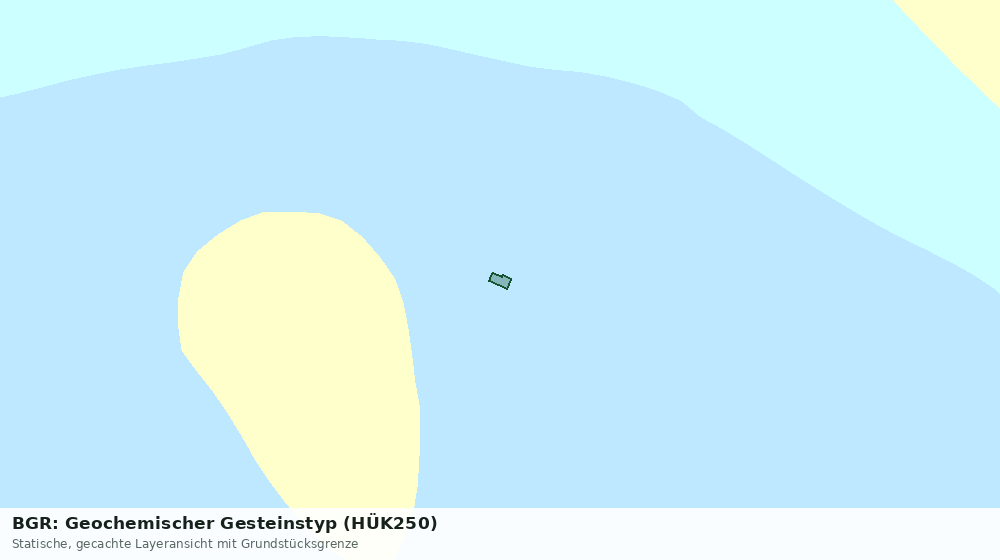 Statische Kartenansicht: BGR: Geochemischer Gesteinstyp (HÜK250)