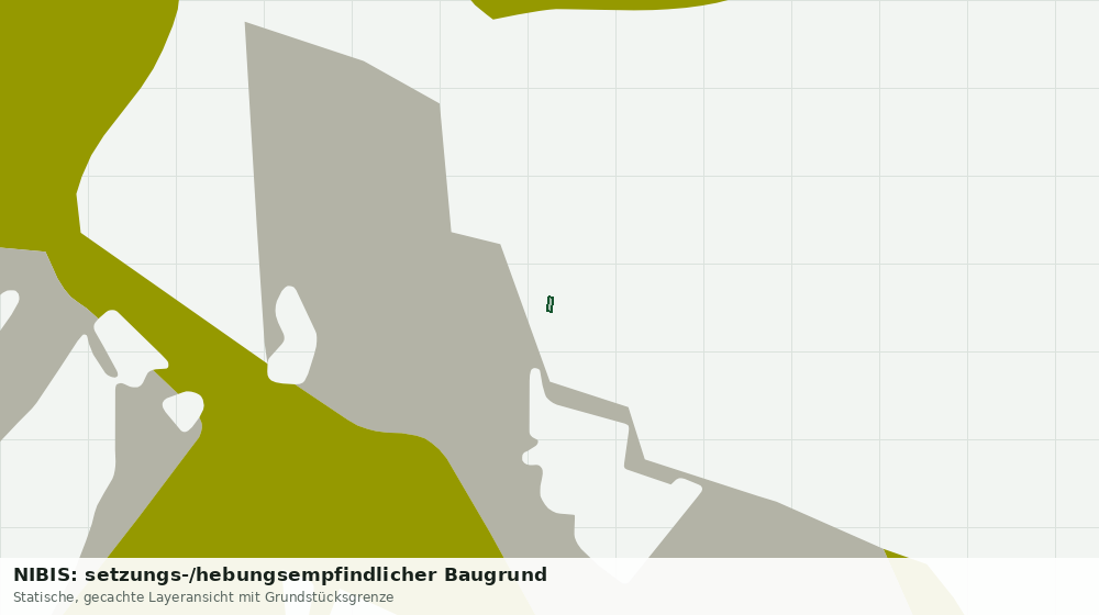 Statische Kartenansicht: NIBIS: setzungs-/hebungsempfindlicher Baugrund