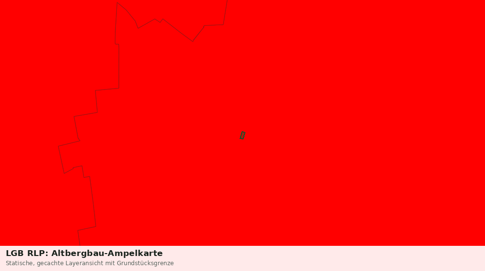 Statische Kartenansicht: LGB RLP: Altbergbau-Ampelkarte