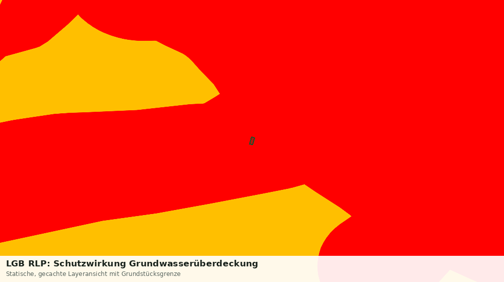 Statische Kartenansicht: LGB RLP: Schutzwirkung Grundwasserüberdeckung
