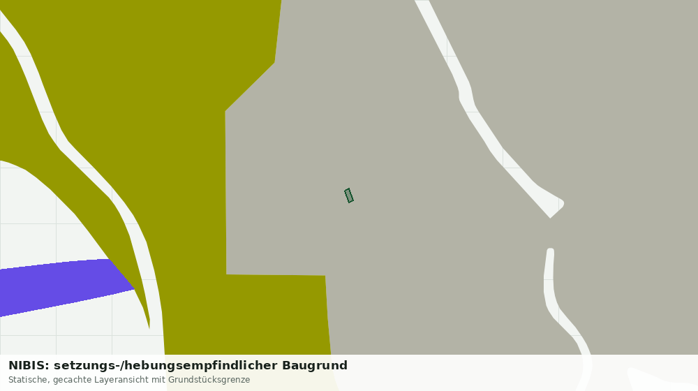 Statische Kartenansicht: NIBIS: setzungs-/hebungsempfindlicher Baugrund