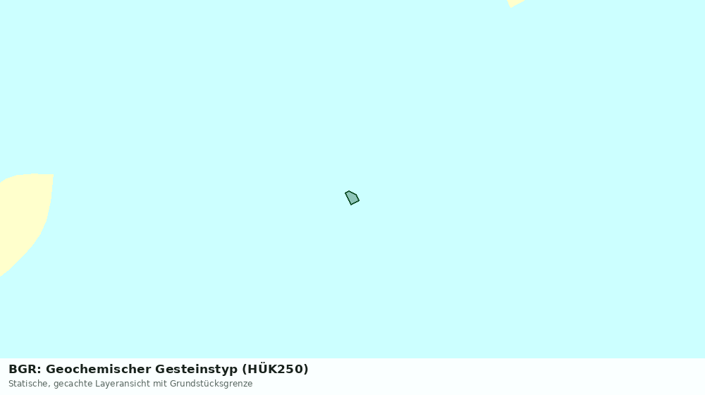 Statische Kartenansicht: BGR: Geochemischer Gesteinstyp (HÜK250)