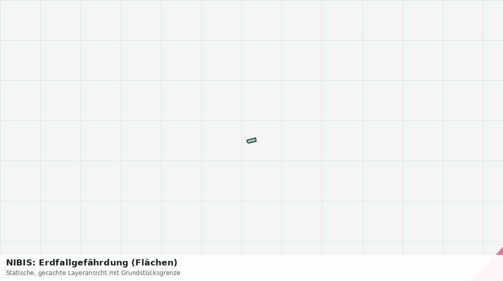 Statische Kartenansicht: NIBIS: Erdfallgefährdung (Flächen)