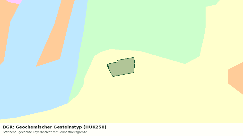 Statische Kartenansicht: BGR: Geochemischer Gesteinstyp (HÜK250)