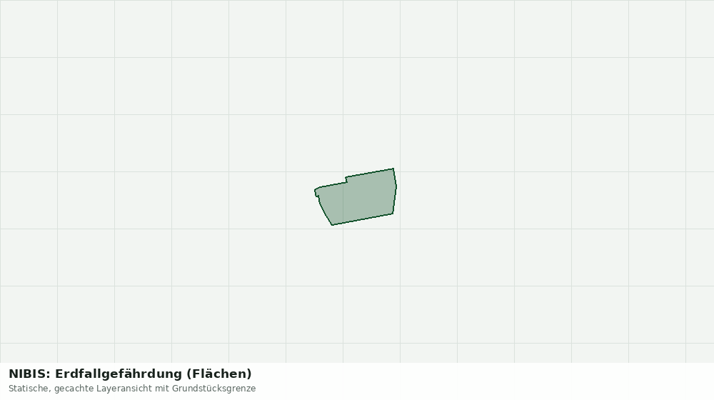 Statische Kartenansicht: NIBIS: Erdfallgefährdung (Flächen)