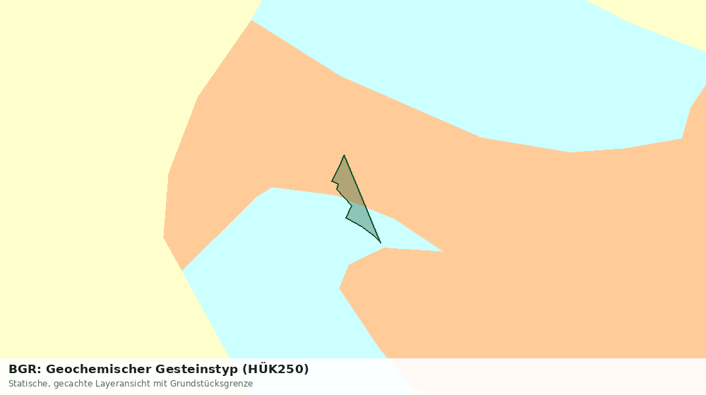 Statische Kartenansicht: BGR: Geochemischer Gesteinstyp (HÜK250)