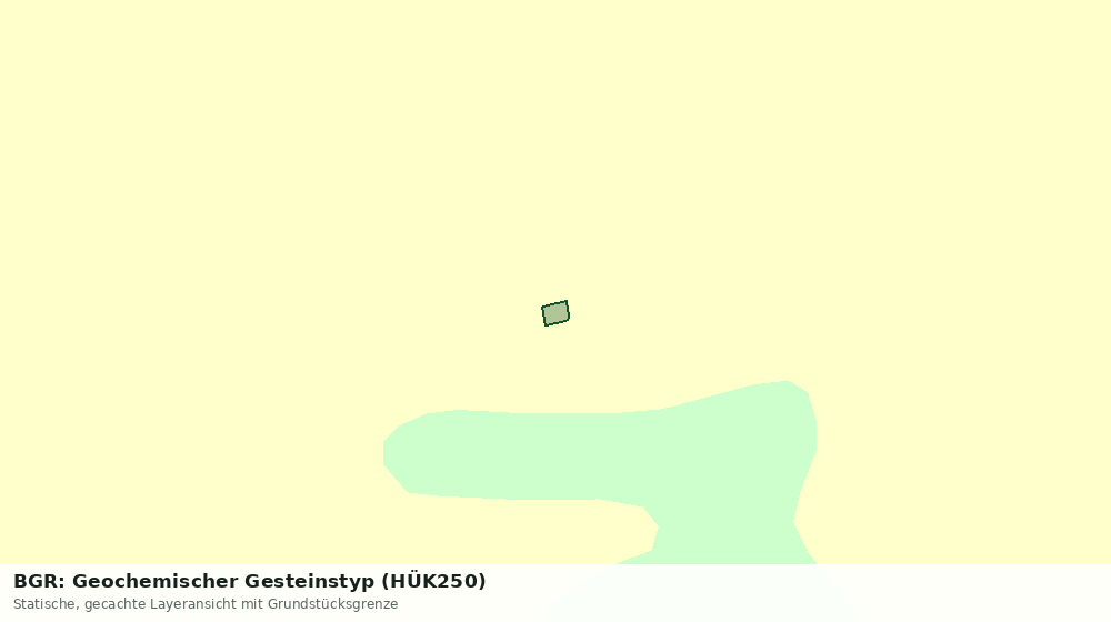 Statische Kartenansicht: BGR: Geochemischer Gesteinstyp (HÜK250)