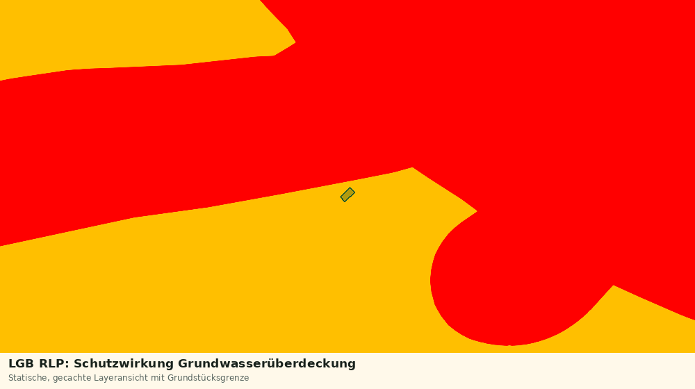 Statische Kartenansicht: LGB RLP: Schutzwirkung Grundwasserüberdeckung