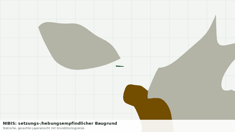 Statische Kartenansicht: NIBIS: setzungs-/hebungsempfindlicher Baugrund
