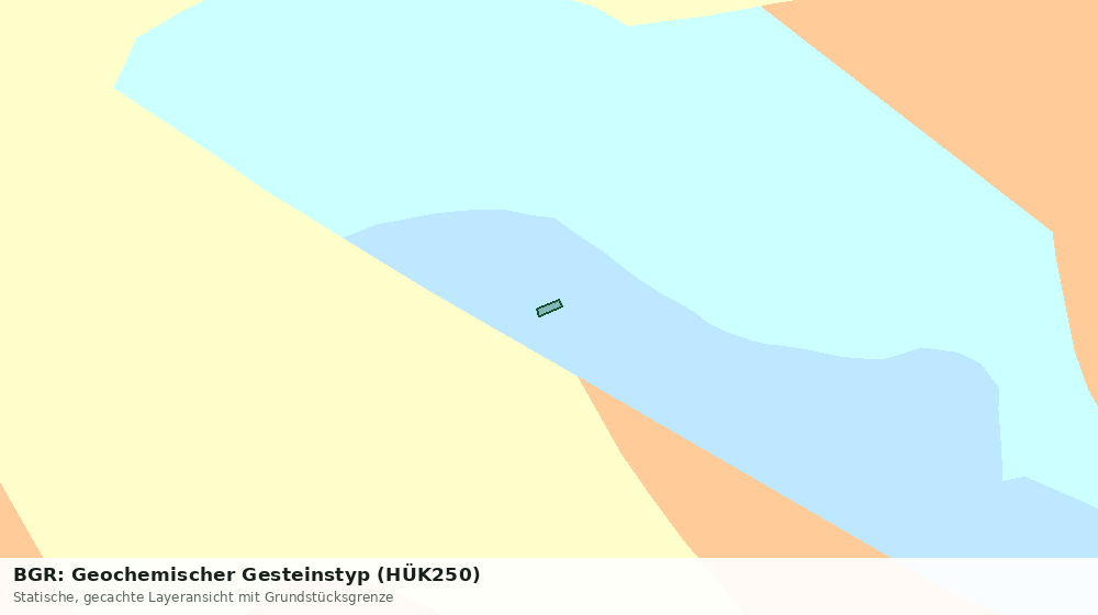 Statische Kartenansicht: BGR: Geochemischer Gesteinstyp (HÜK250)