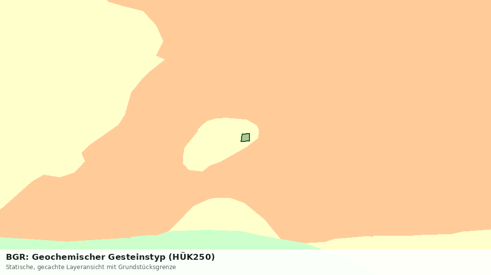 Statische Kartenansicht: BGR: Geochemischer Gesteinstyp (HÜK250)