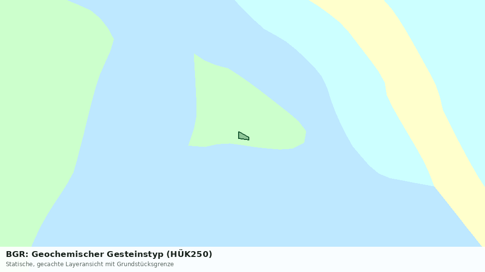 Statische Kartenansicht: BGR: Geochemischer Gesteinstyp (HÜK250)