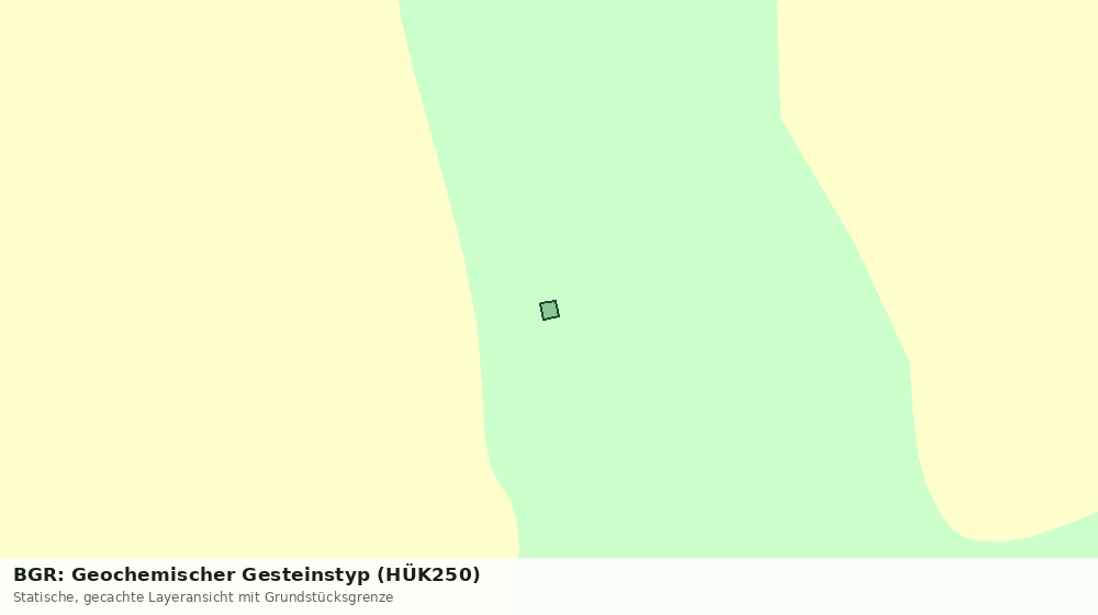 Statische Kartenansicht: BGR: Geochemischer Gesteinstyp (HÜK250)