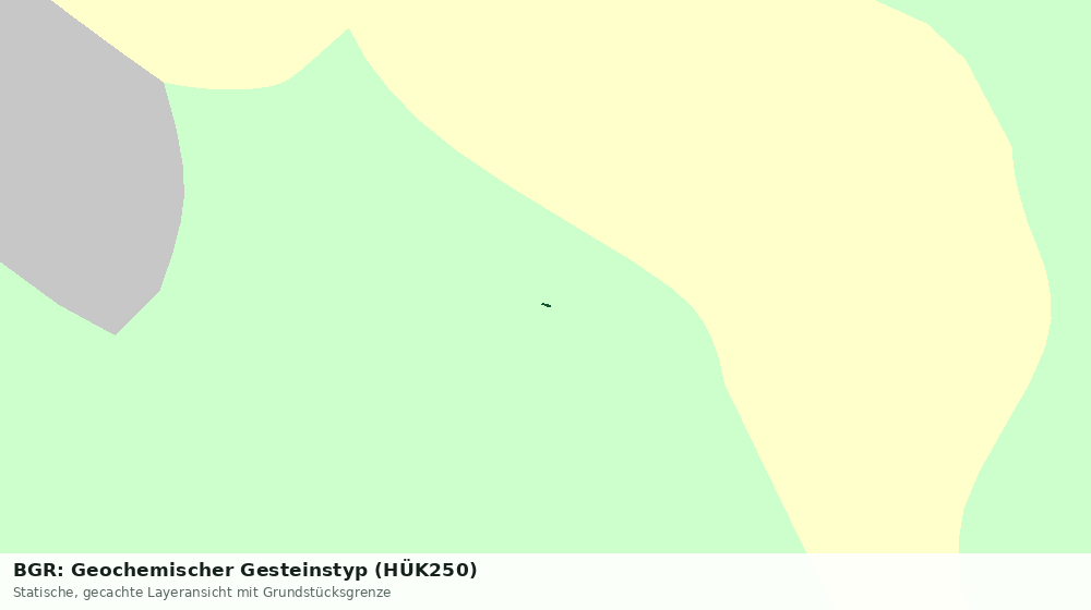 Statische Kartenansicht: BGR: Geochemischer Gesteinstyp (HÜK250)