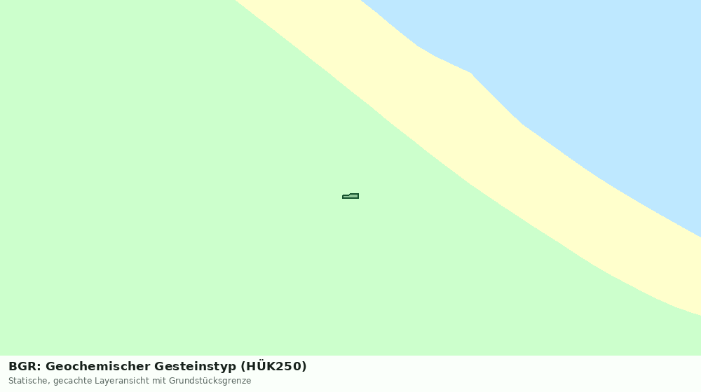 Statische Kartenansicht: BGR: Geochemischer Gesteinstyp (HÜK250)